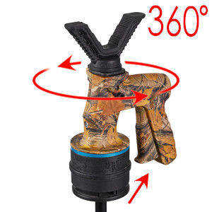 Long Hunting Shooting Sticks Adjustable Height 360 Degree Rotation